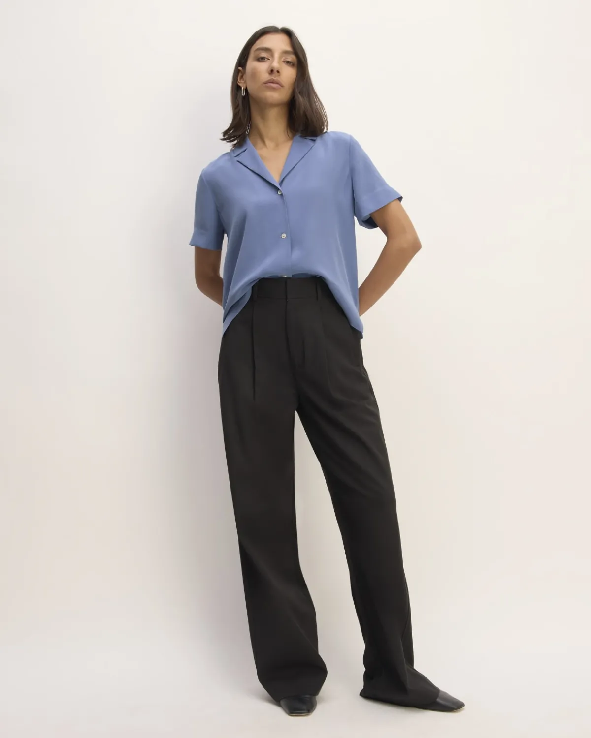 Everlane Tops*The Notch Shirt in Washable Silk