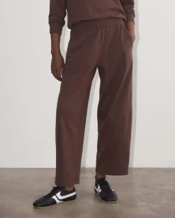 Everlane Loungewear|Pants*The Off-Duty Barrel Pant Dark Mahogany