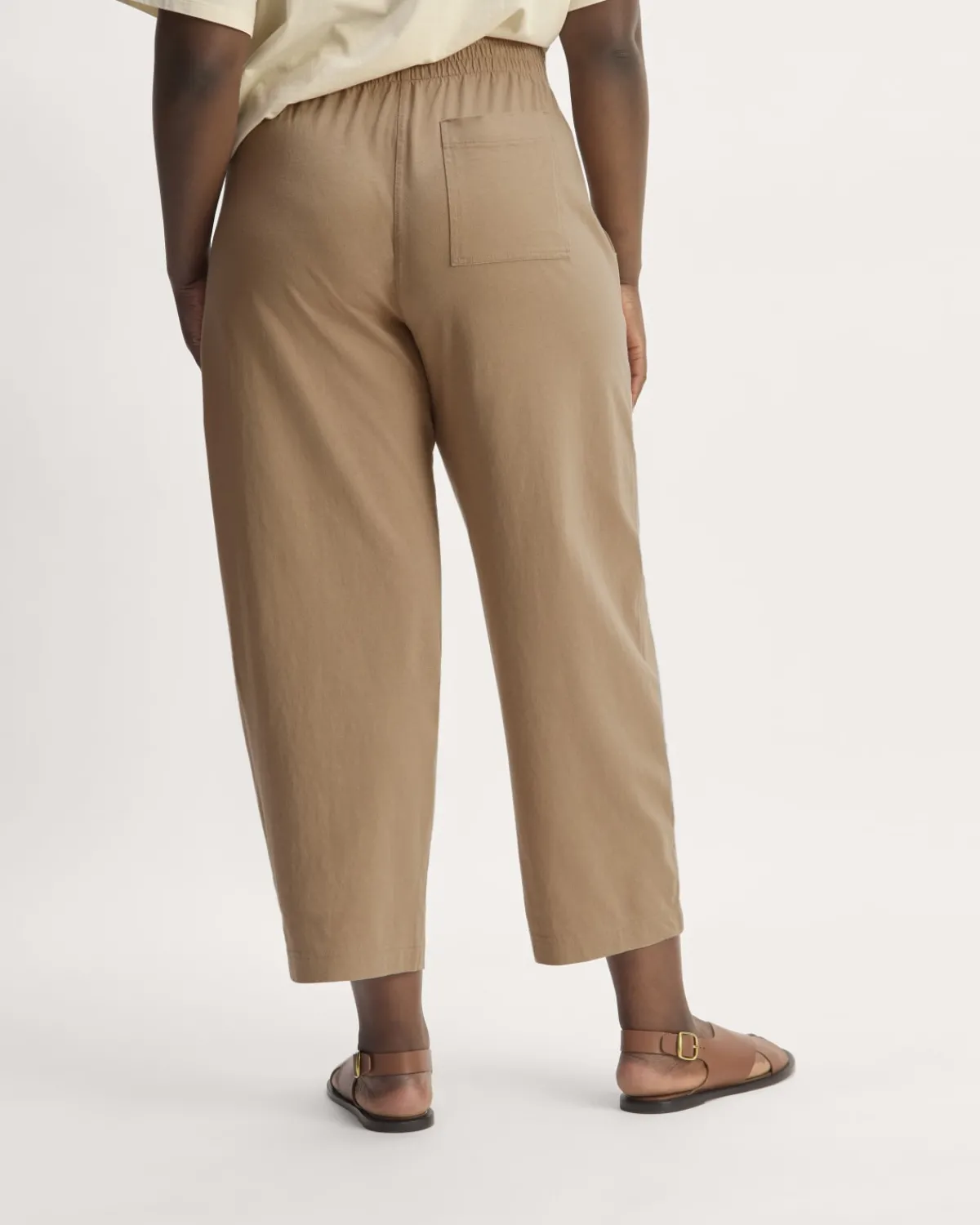 Everlane Loungewear|Pants*The Off-Duty Barrel Pant Dark Mahogany