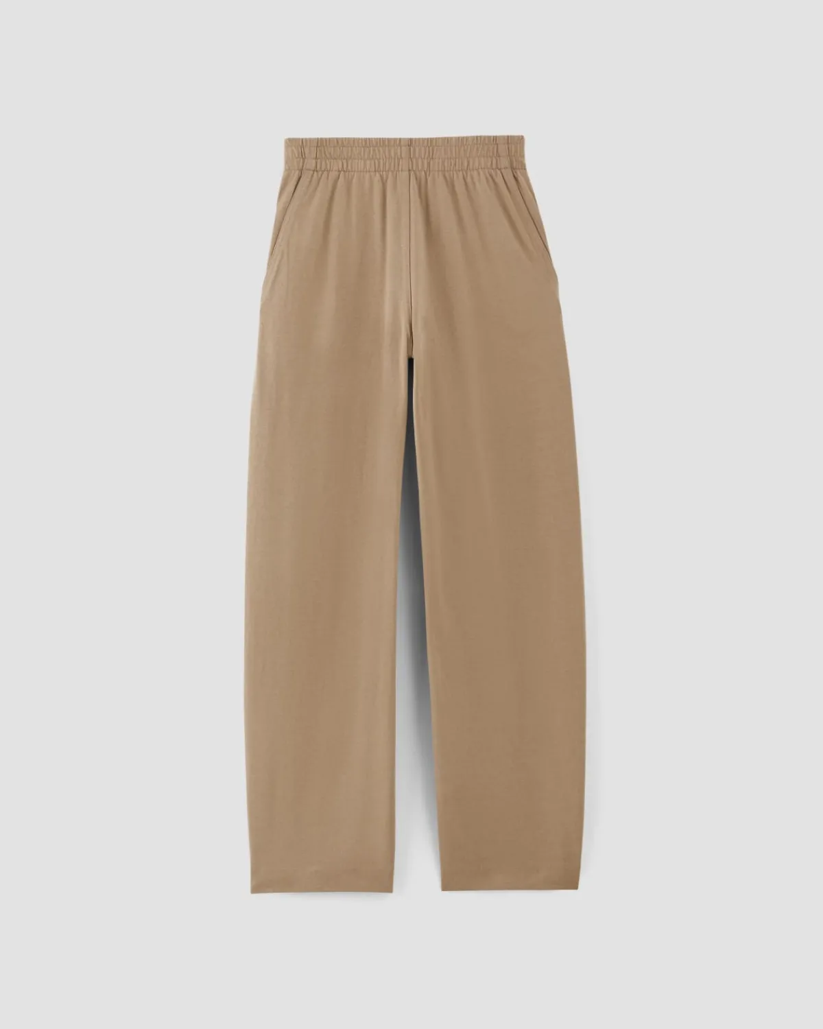 Everlane Loungewear|Pants*The Off-Duty Barrel Pant Dark Mahogany