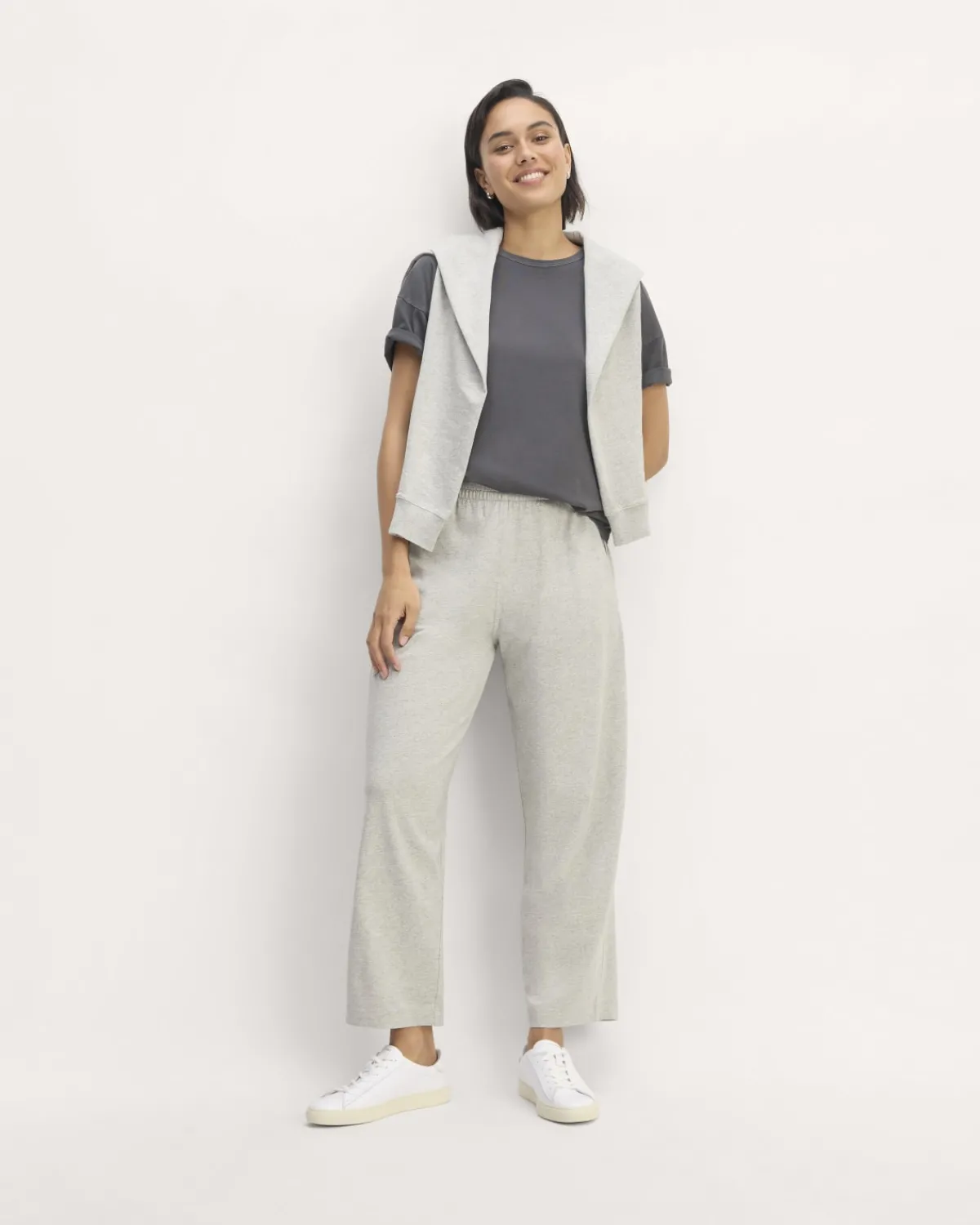 Everlane Loungewear|Pants*The Off-Duty Barrel Pant Dark Mahogany