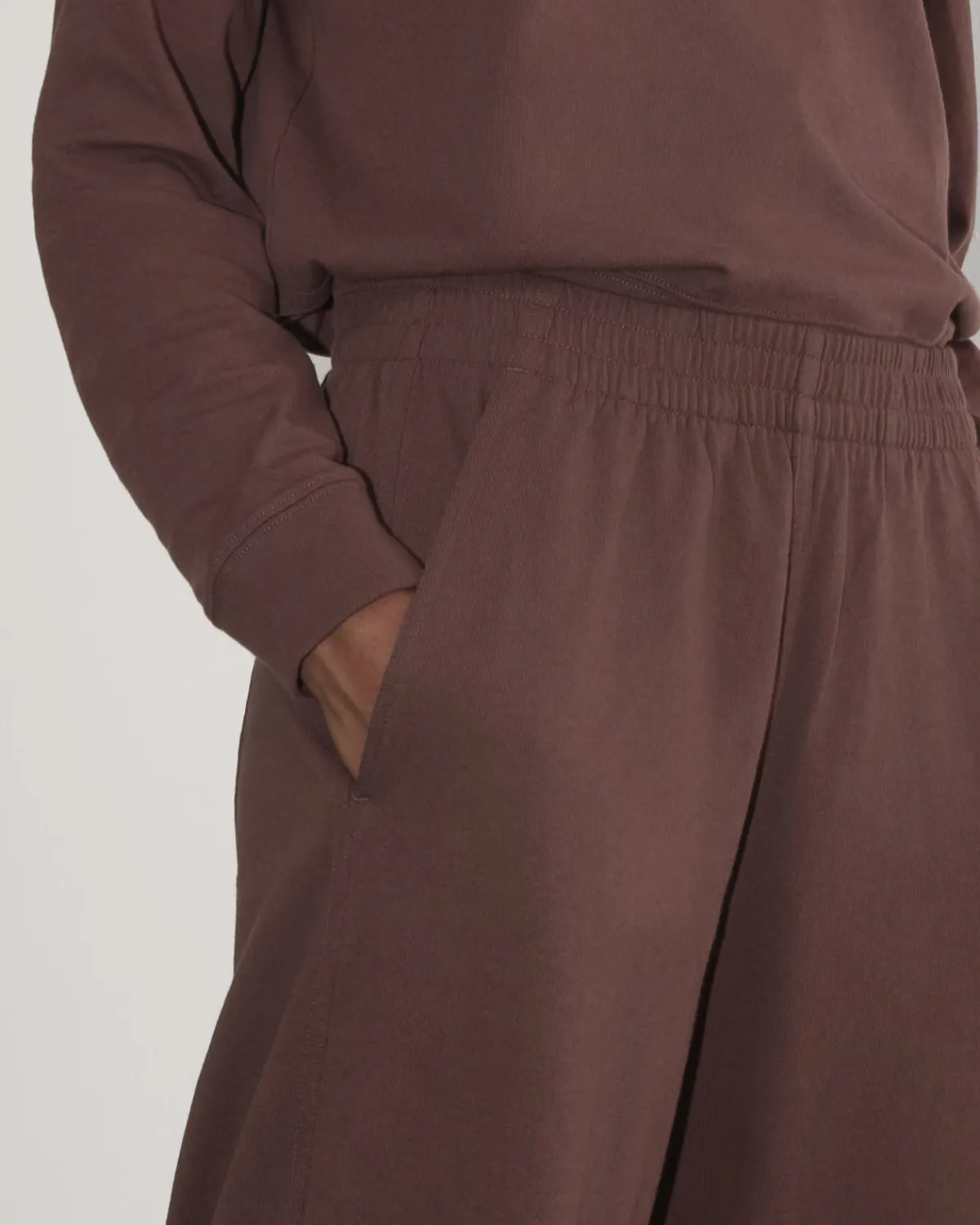 Everlane Loungewear|Pants*The Off-Duty Barrel Pant Dark Mahogany
