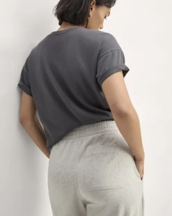 Everlane Loungewear|Pants*The Off-Duty Barrel Pant Dark Mahogany