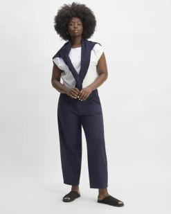 Everlane Loungewear|Pants*The Off-Duty Barrel Pant Dark Mahogany