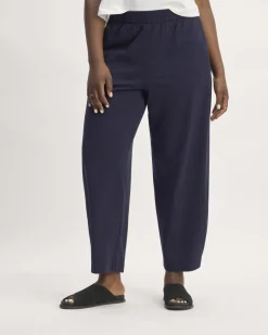 Everlane Loungewear|Pants*The Off-Duty Barrel Pant Dark Mahogany