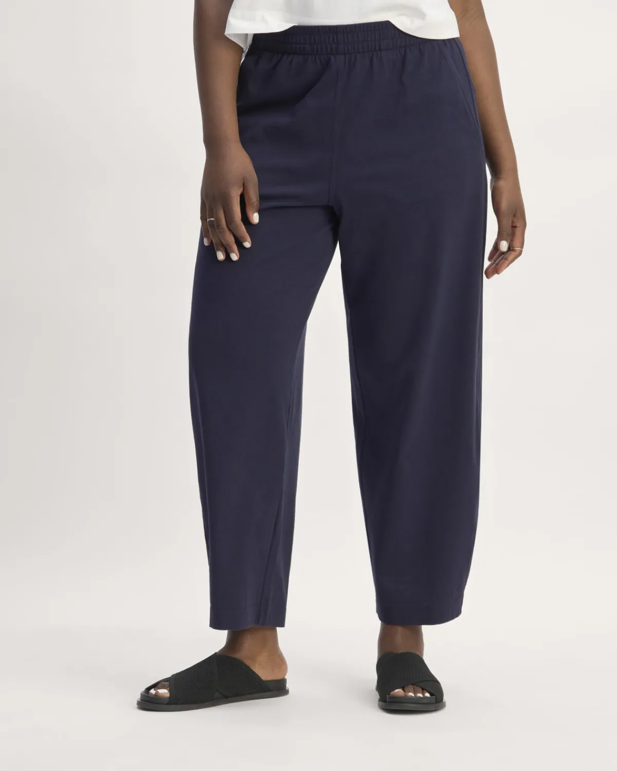 Everlane Loungewear|Pants*The Off-Duty Barrel Pant Dark Mahogany