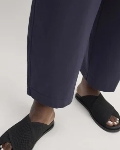Everlane Loungewear|Pants*The Off-Duty Barrel Pant Dark Mahogany