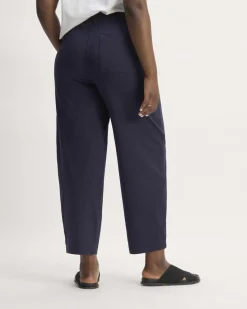 Everlane Loungewear|Pants*The Off-Duty Barrel Pant Dark Mahogany