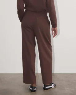 Everlane Loungewear|Pants*The Off-Duty Barrel Pant Dark Mahogany