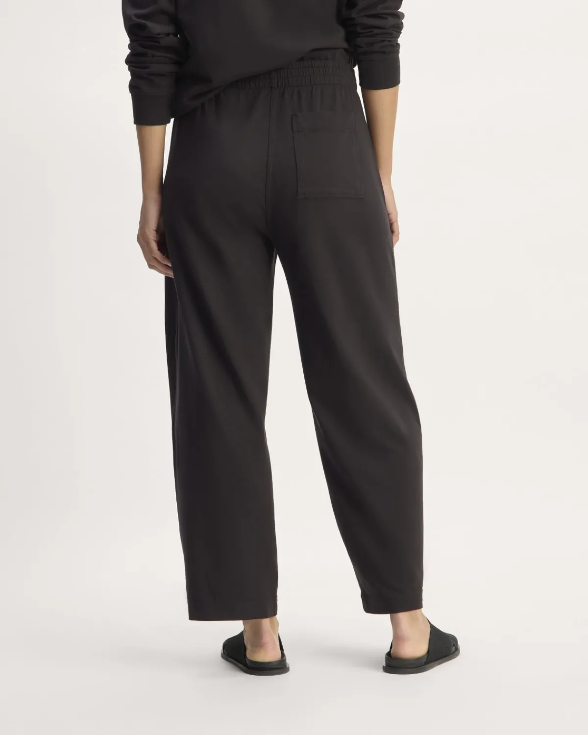Everlane Loungewear|Pants*The Off-Duty Barrel Pant Dark Mahogany