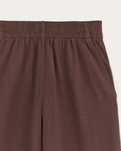 Everlane Loungewear|Pants*The Off-Duty Barrel Pant Dark Mahogany