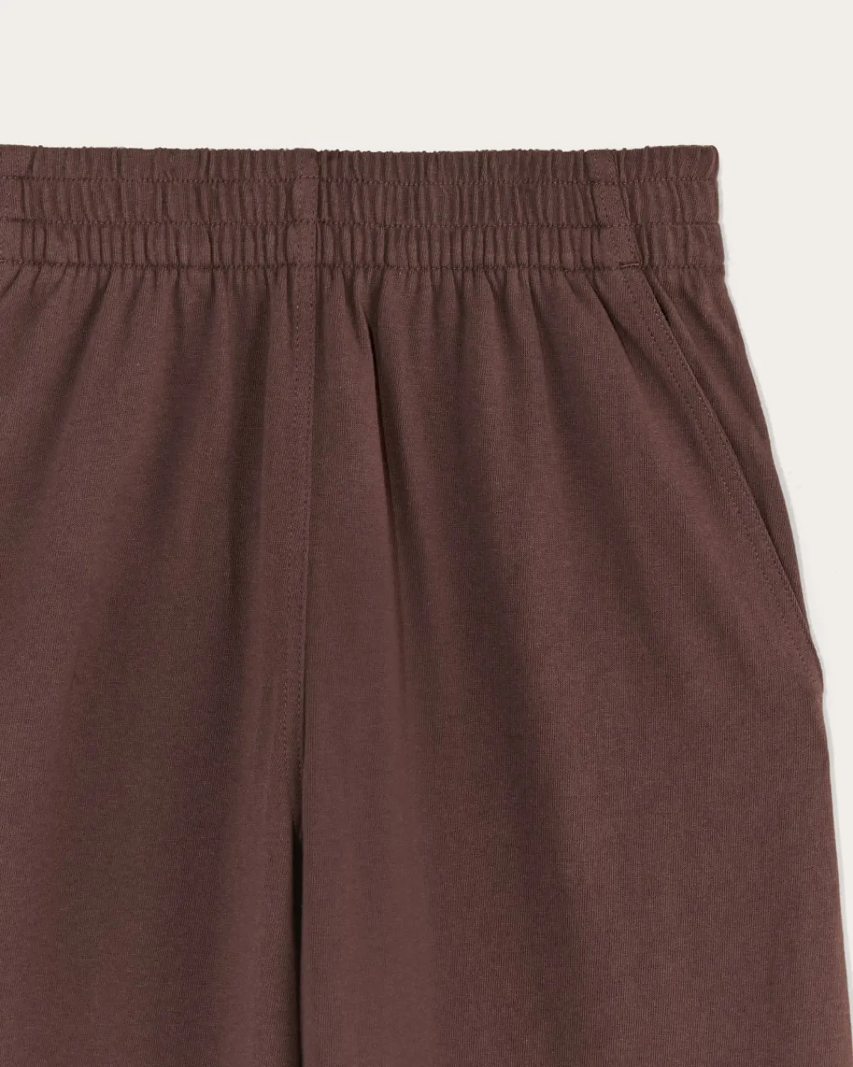 Everlane Loungewear|Pants*The Off-Duty Barrel Pant Dark Mahogany