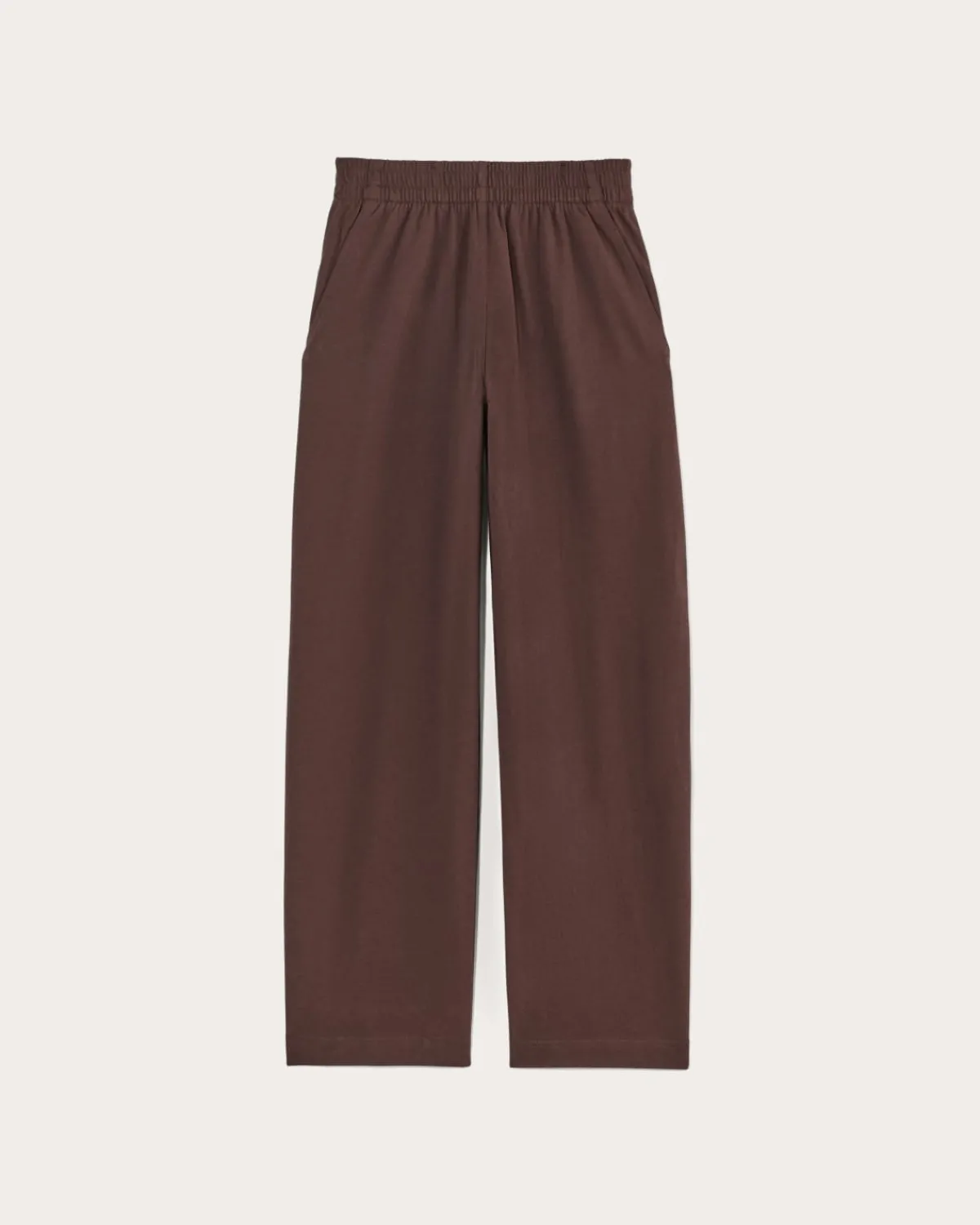 Everlane Loungewear|Pants*The Off-Duty Barrel Pant Dark Mahogany
