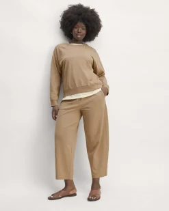 Everlane Loungewear|Pants*The Off-Duty Barrel Pant Dark Mahogany