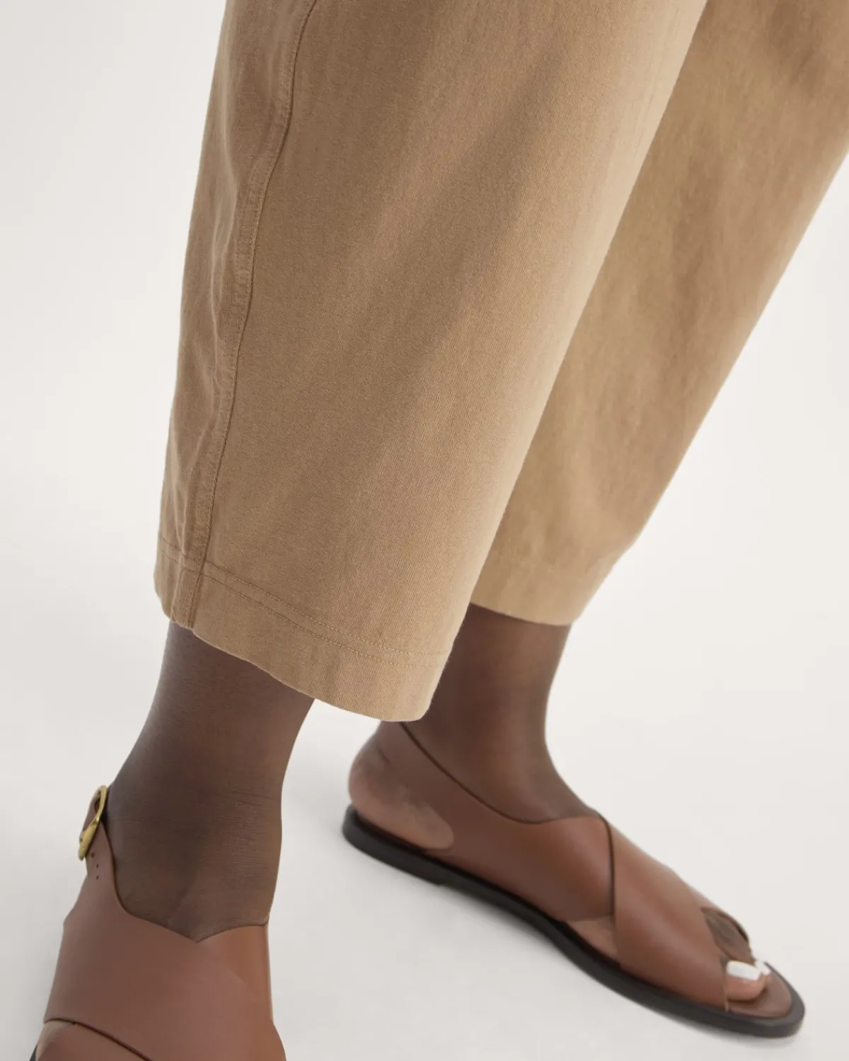 Everlane Loungewear|Pants*The Off-Duty Barrel Pant Dark Mahogany