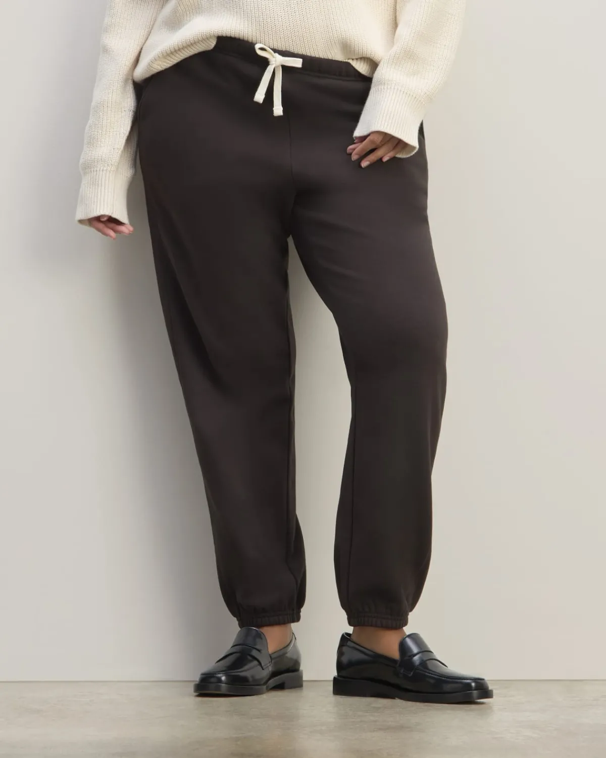 Everlane Loungewear|Tees*The Off-Duty Jogger White