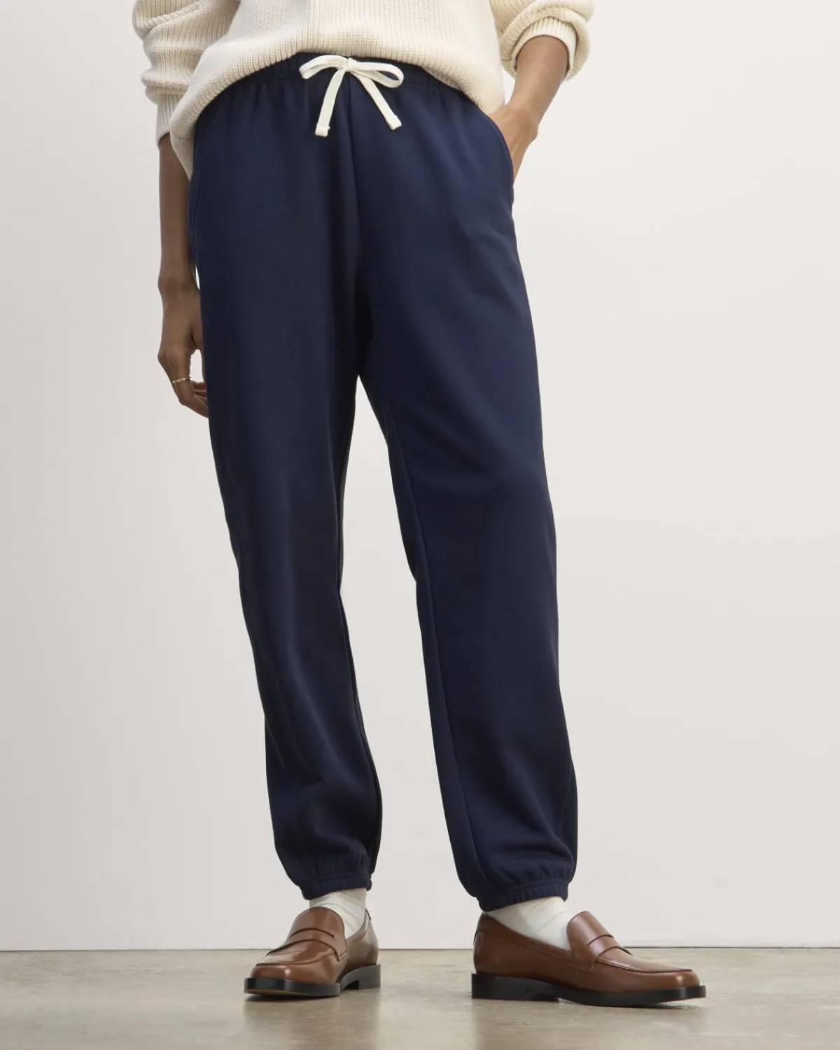 Everlane Loungewear|Tees*The Off-Duty Jogger White