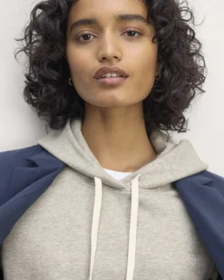 Everlane Loungewear|Tees*The Off-Duty Terry Hoodie Heathered Grey