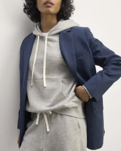 Everlane Loungewear|Tees*The Off-Duty Terry Hoodie Heathered Grey
