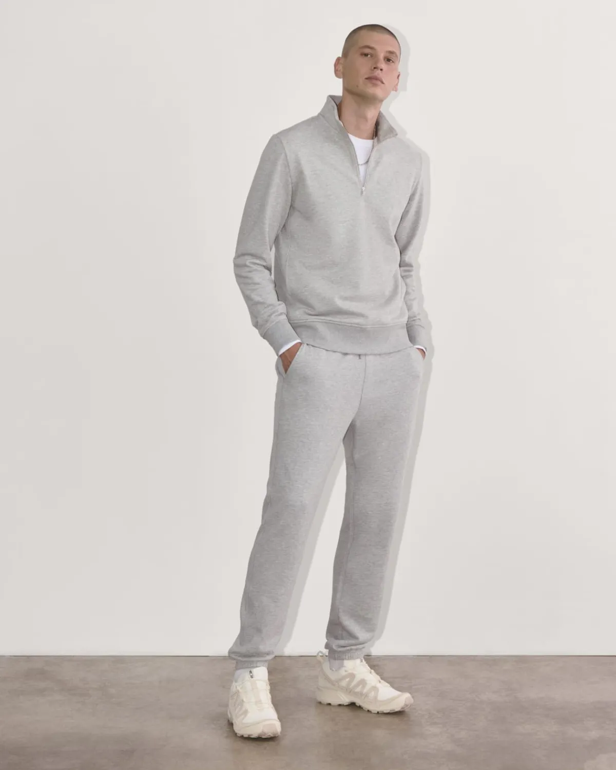 Everlane Shirts|Long Sleeve Shirts*The Off-Duty Terry Quarter-Zip