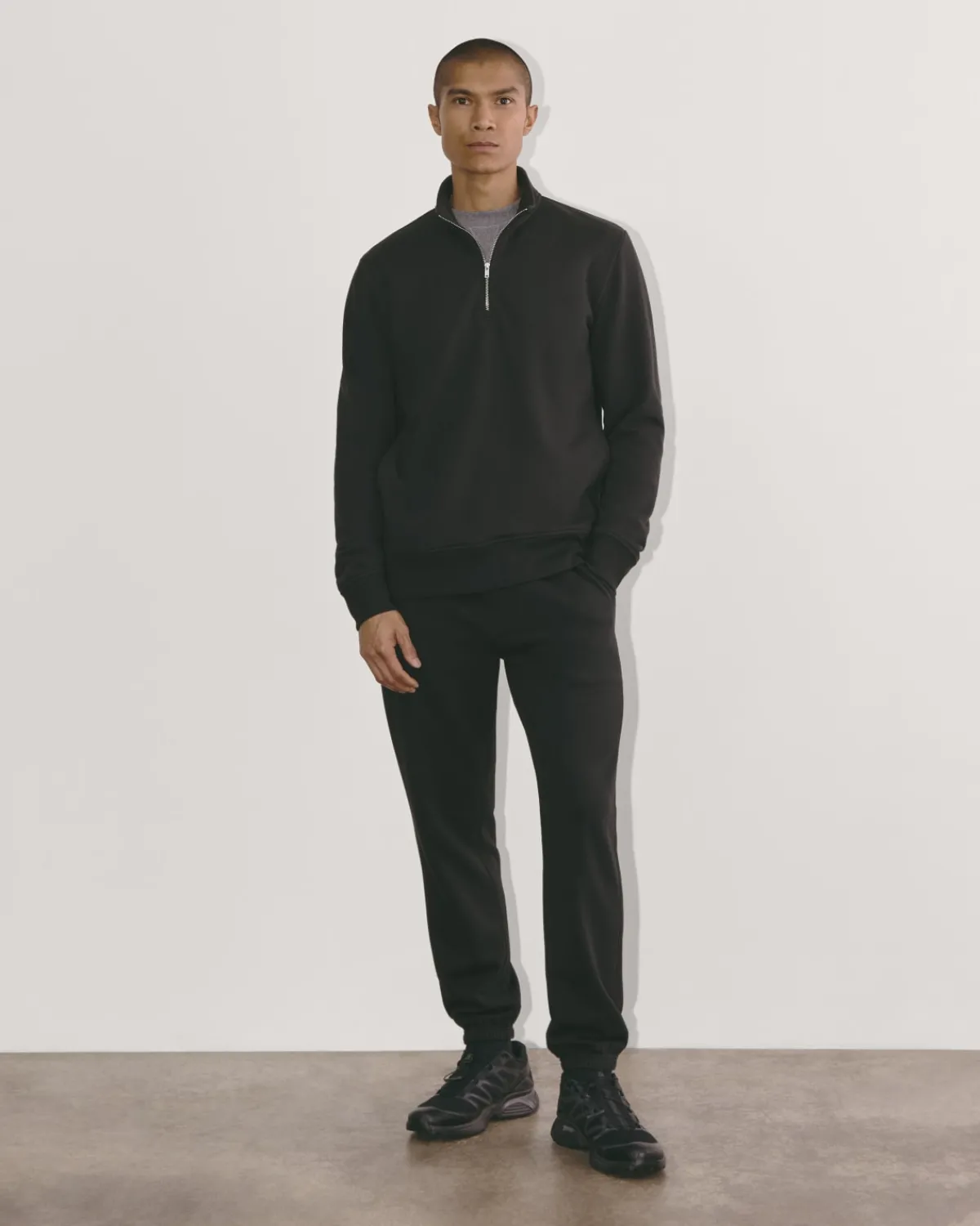 Everlane Shirts|Long Sleeve Shirts*The Off-Duty Terry Quarter-Zip