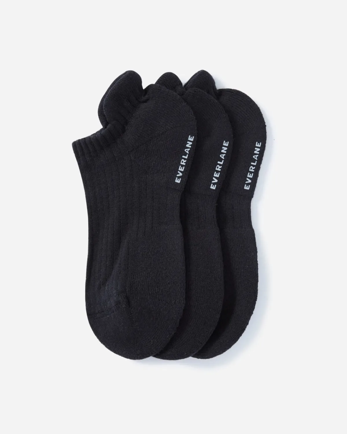 Everlane Accessories|Loungewear*The Organic Cotton Ankle Sock 3-Pack Black