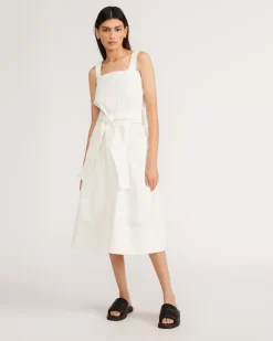 Everlane Dresses*The Organic Cotton Herring Dress Bone