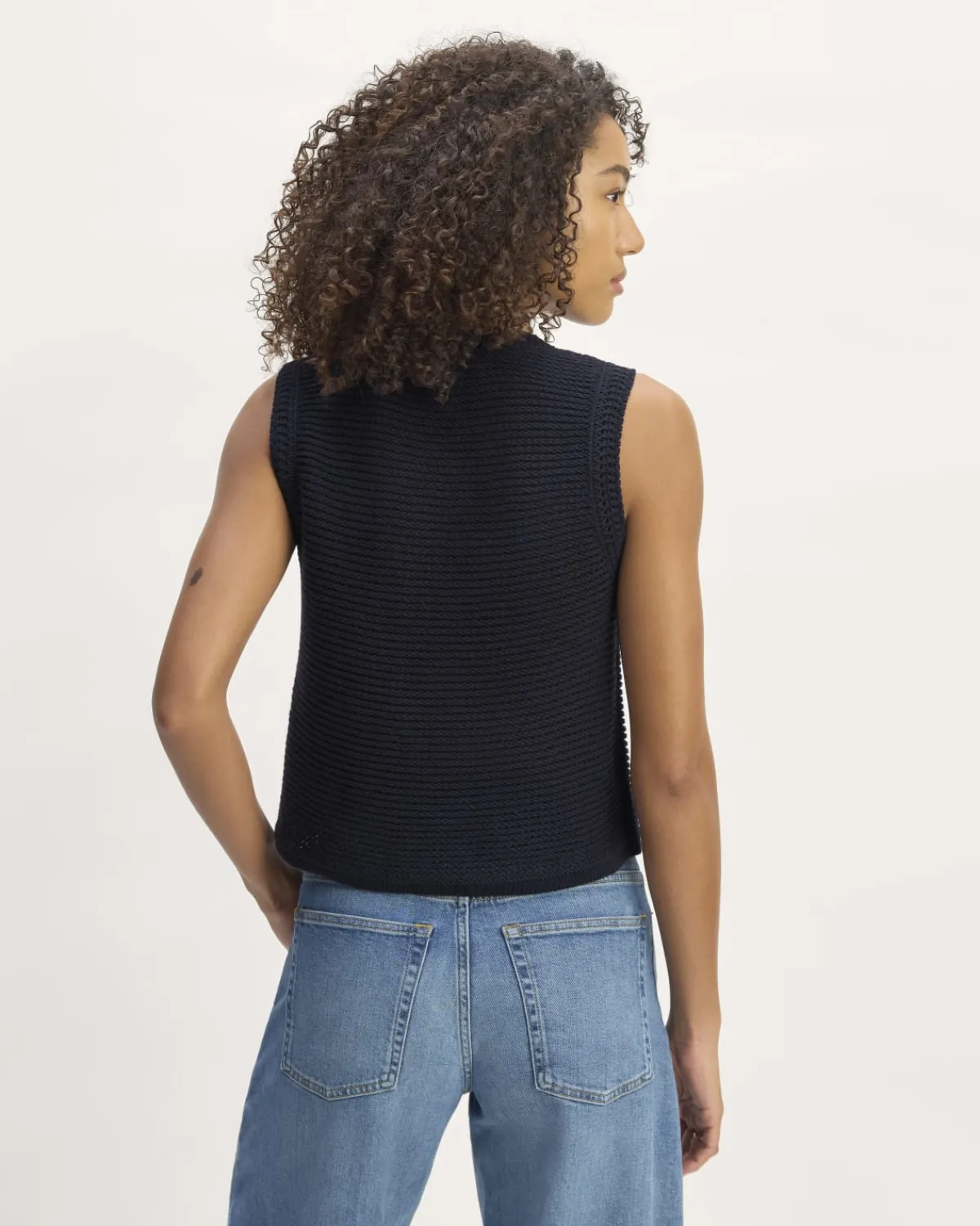 Everlane Sweaters*The Organic Cotton Open-Stitch Tank