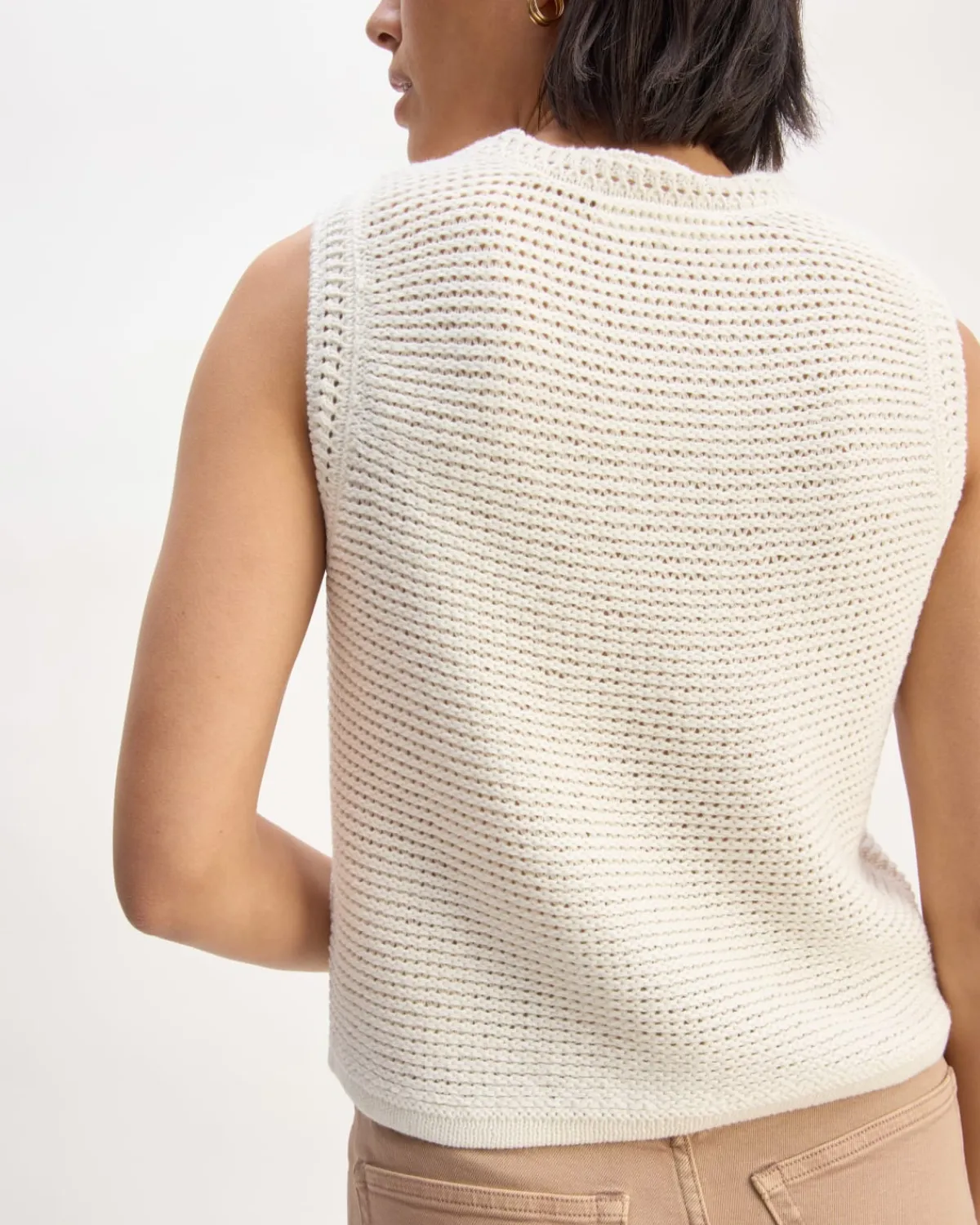 Everlane Sweaters*The Organic Cotton Open-Stitch Tank