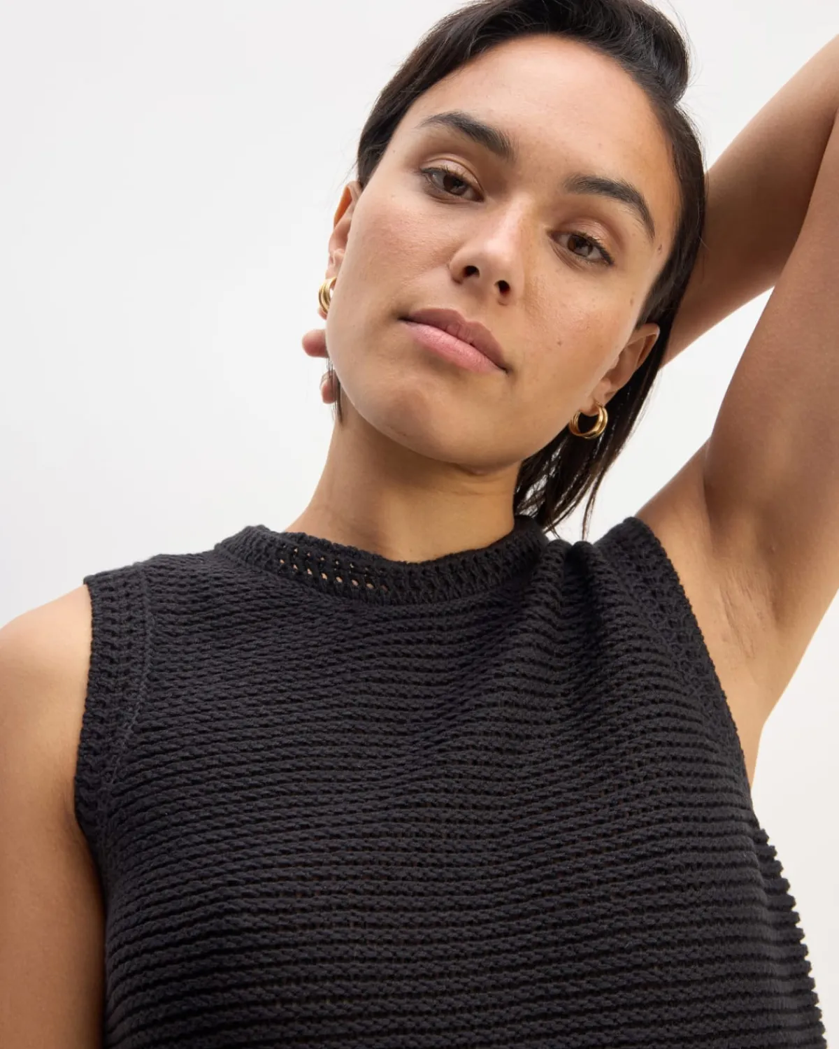 Everlane Sweaters*The Organic Cotton Open-Stitch Tank