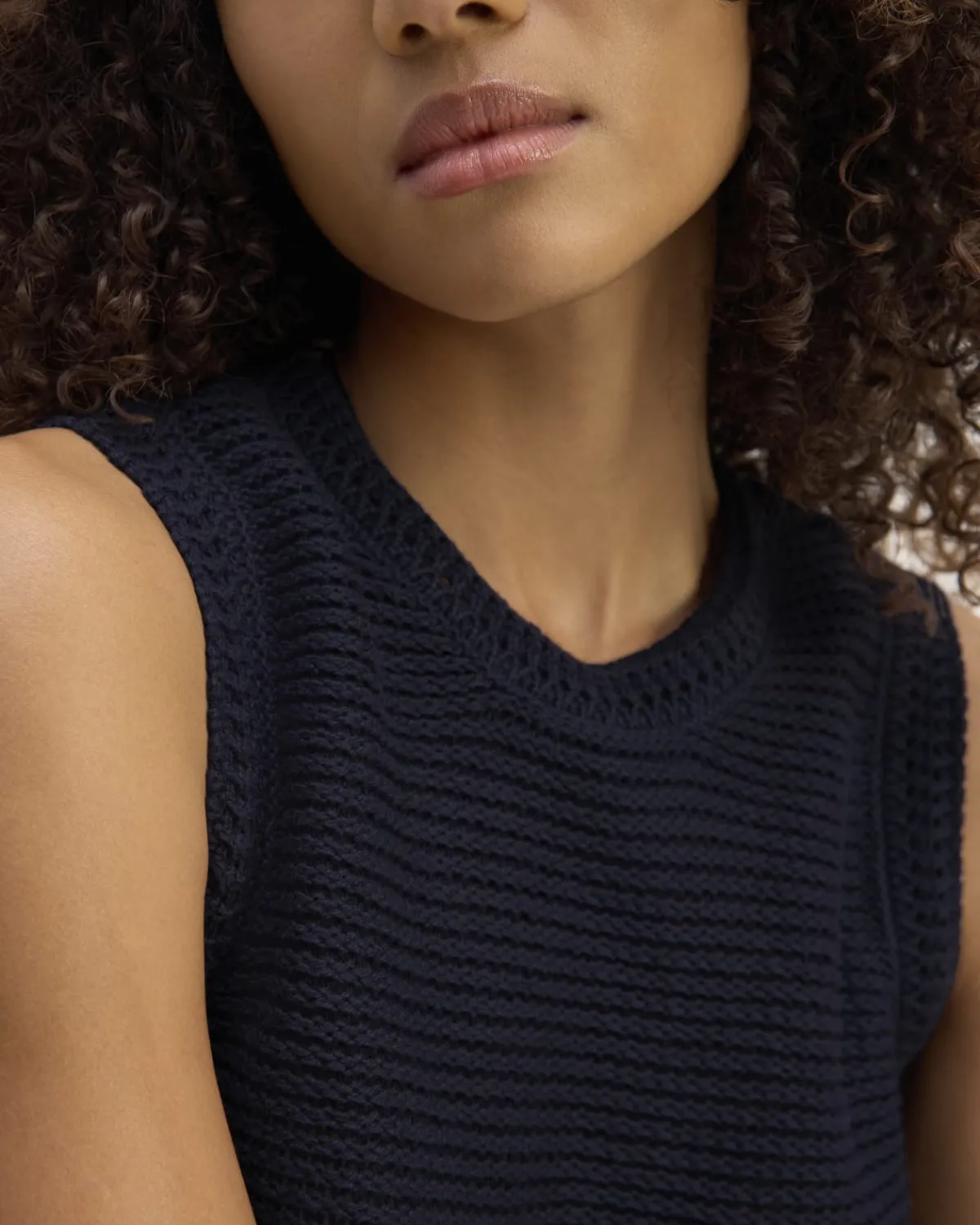 Everlane Sweaters*The Organic Cotton Open-Stitch Tank