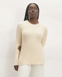 Everlane Sweaters|Crew Sweaters*The Organic Cotton Slim Crew Sweater Canvas