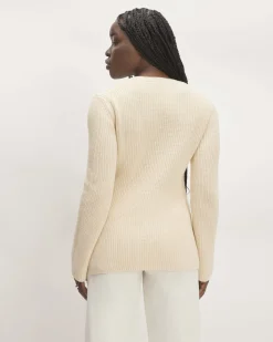 Everlane Sweaters|Crew Sweaters*The Organic Cotton Slim Crew Sweater Canvas