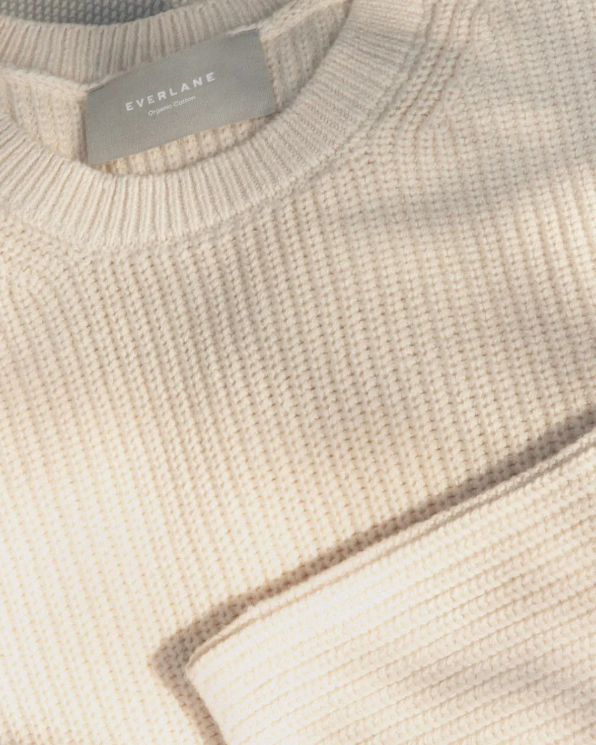 Everlane Sweaters|Crew Sweaters*The Organic Cotton Slim Crew Sweater Canvas