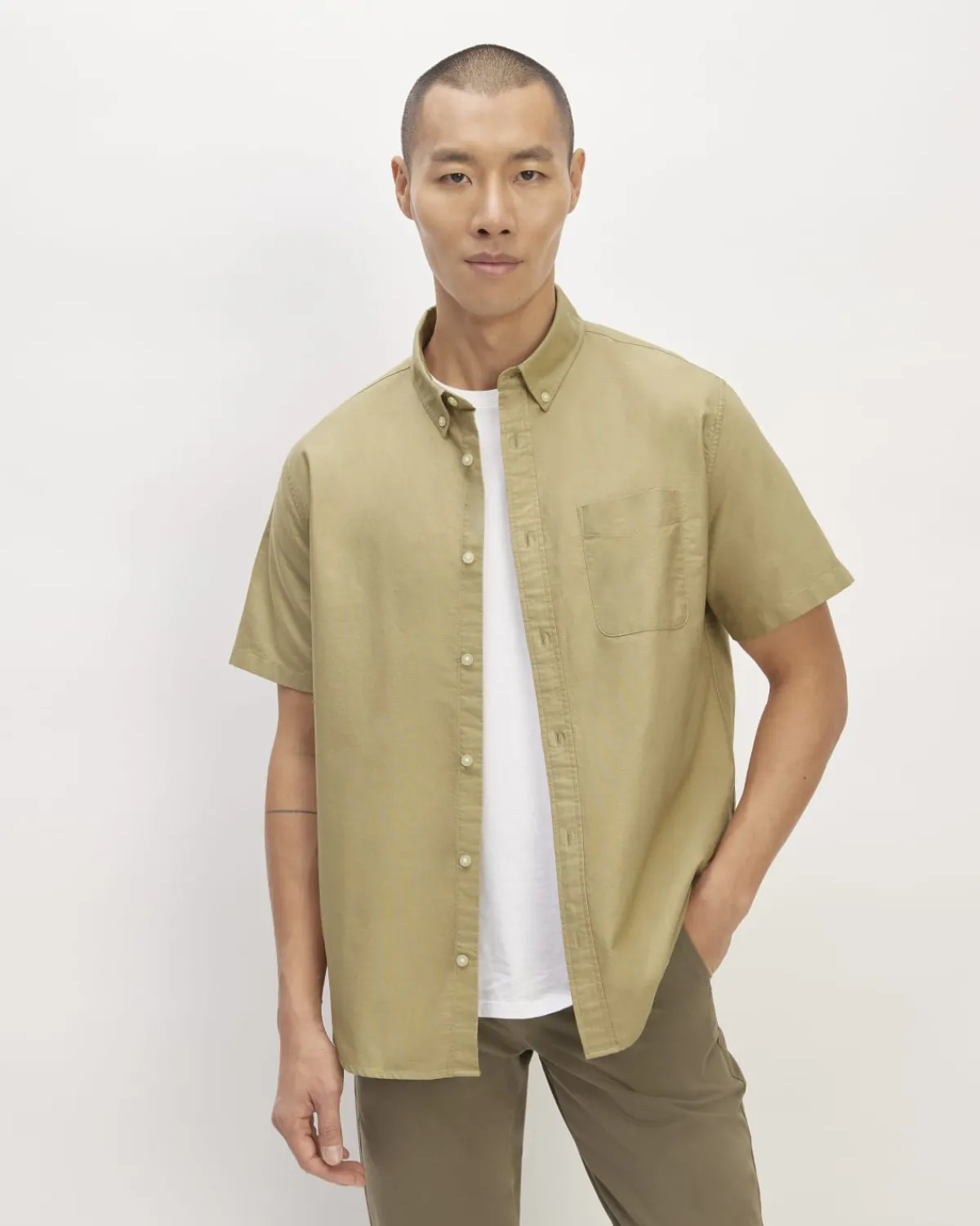 Everlane Shirts|Short Sleeve Shirts*The Organic Short Sleeve Oxford Shirt