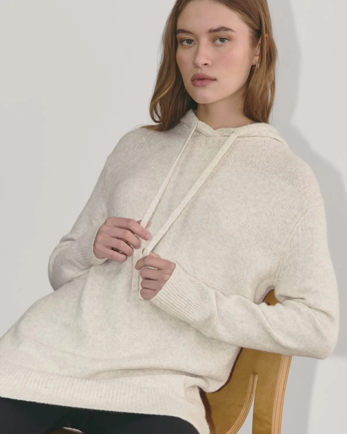 Everlane Sweaters*The Oversized Hoodie in Plush Cotton