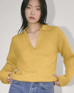 Everlane Sweaters*The Oversized Polo in Alpaca