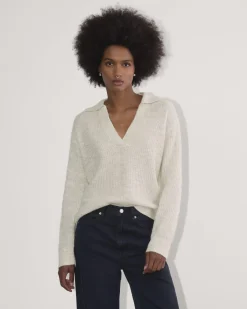 Everlane Sweaters*The Oversized Polo in Alpaca