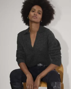 Everlane Sweaters*The Oversized Polo in Alpaca