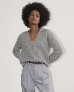 Everlane Sweaters*The Oversized Polo in Alpaca