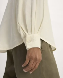Everlane Tops*The Oversized Shirt in Butterlite