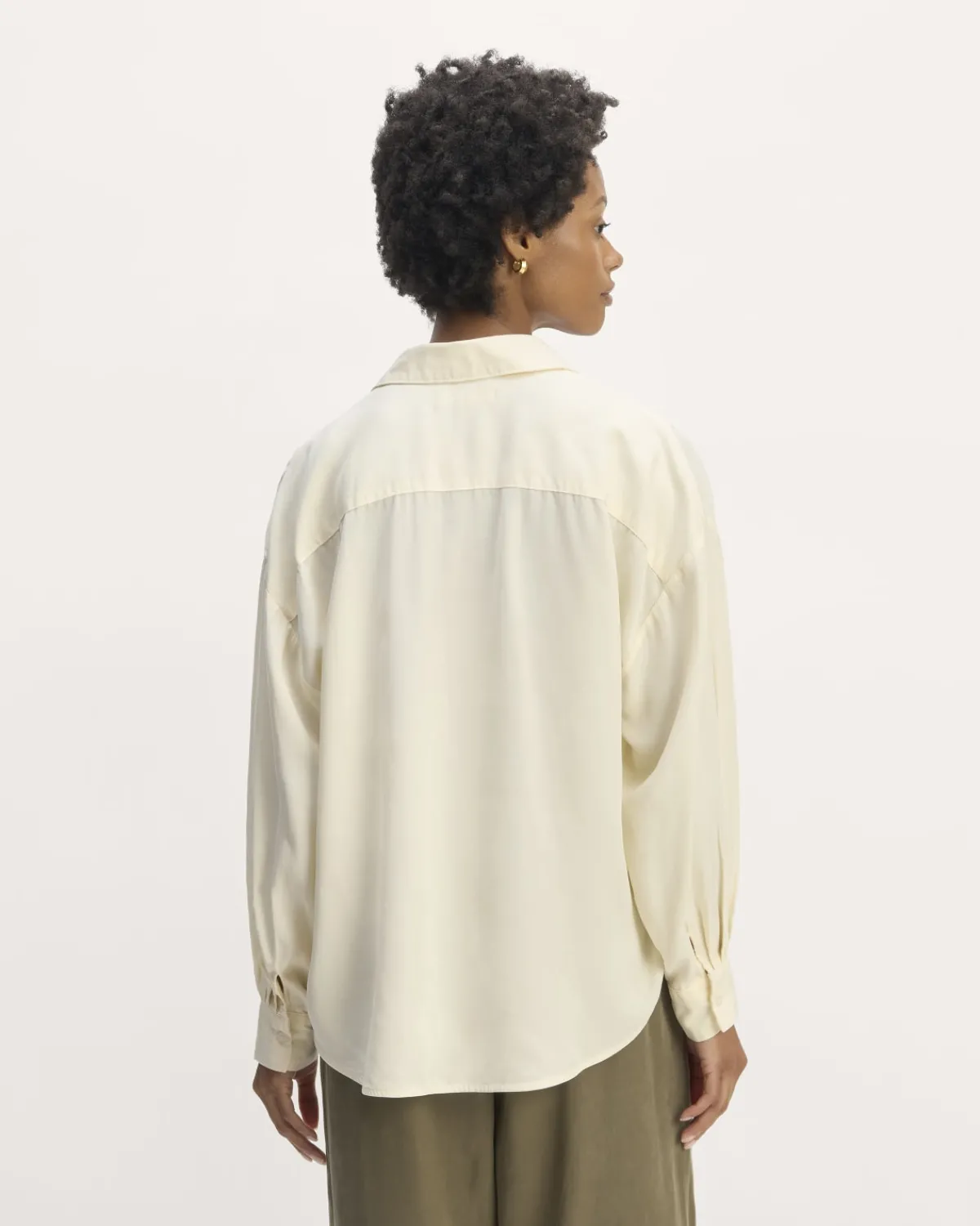 Everlane Tops*The Oversized Shirt in Butterlite