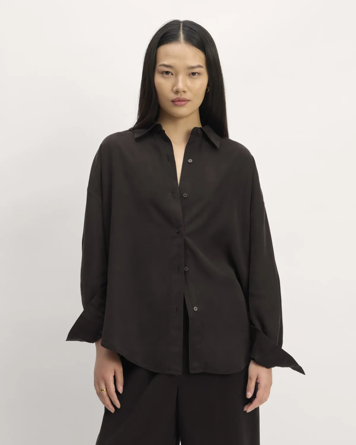 Everlane Tops*The Oversized Shirt in Butterlite
