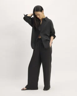 Everlane Tops*The Oversized Shirt in Butterlite