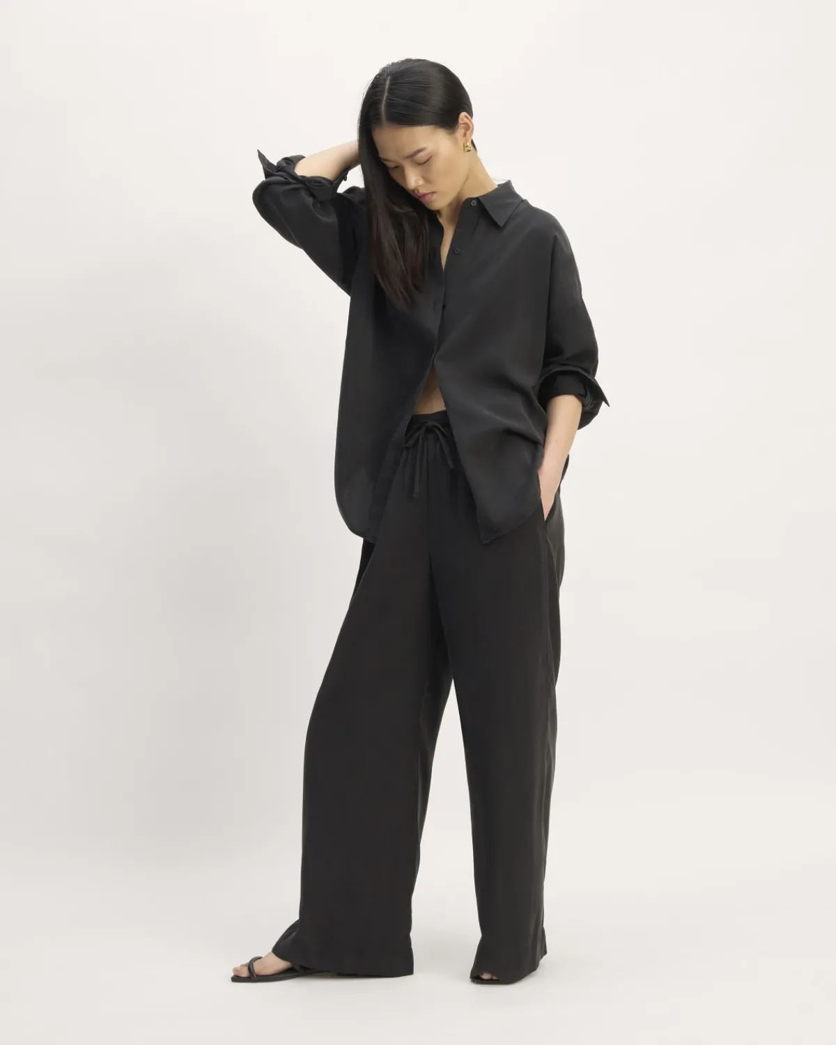 Everlane Tops*The Oversized Shirt in Butterlite