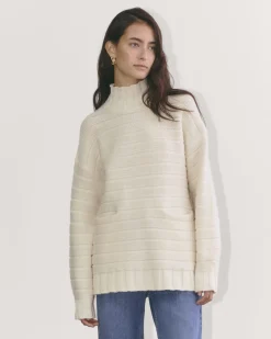 Everlane Sweaters|Turtleneck Sweaters*The Oversized Turtleneck in Luxe Merino Bone