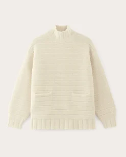 Everlane Sweaters|Turtleneck Sweaters*The Oversized Turtleneck in Luxe Merino Bone