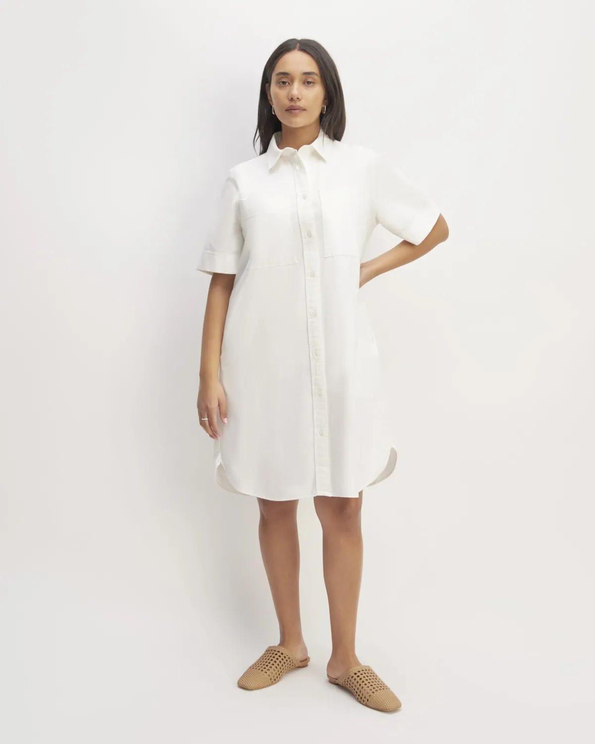Everlane Dresses*The Oxford Short-Sleeve Shirt Dress