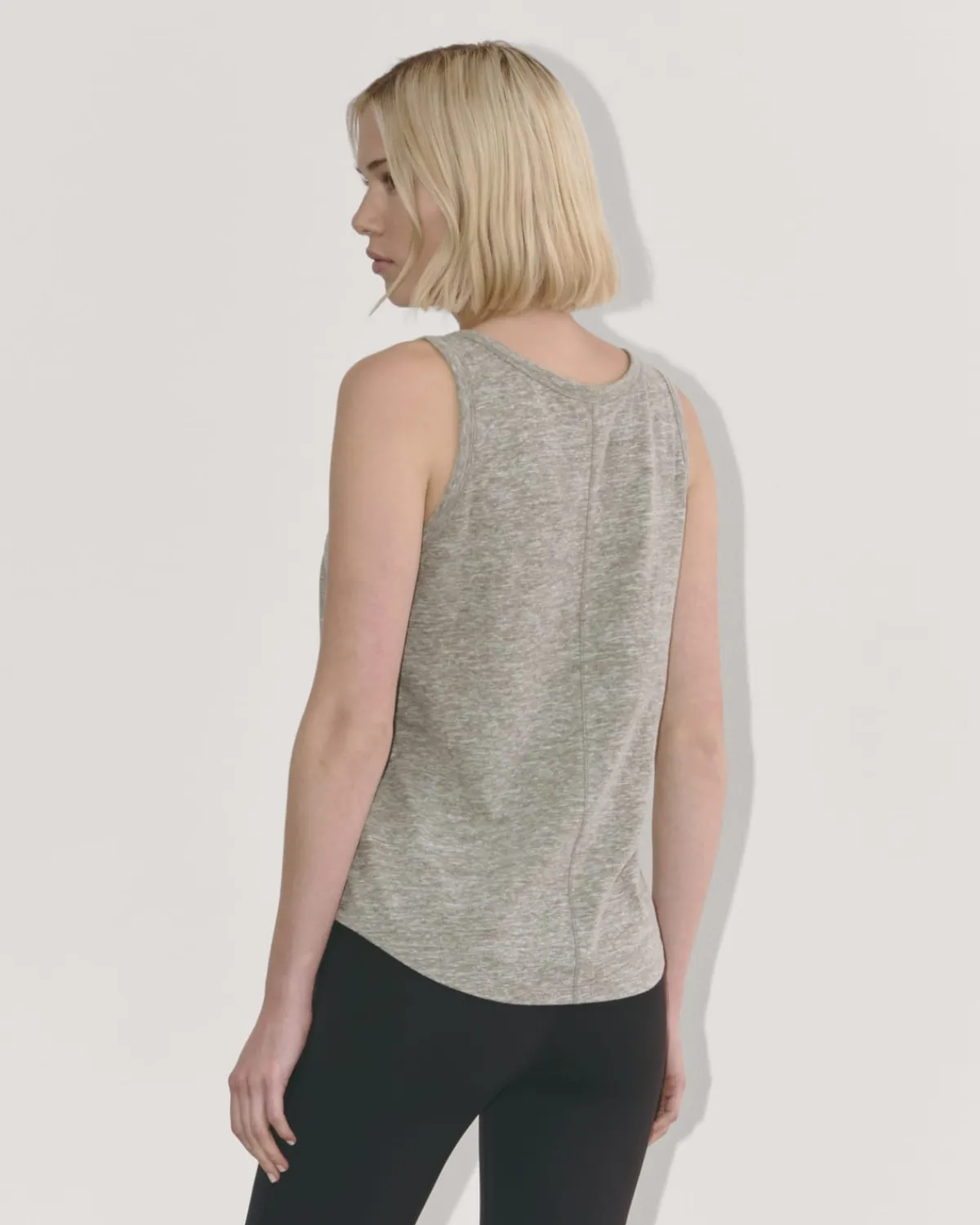 Everlane Loungewear|Tees*The Perform Tank Heathered Grey / Olive