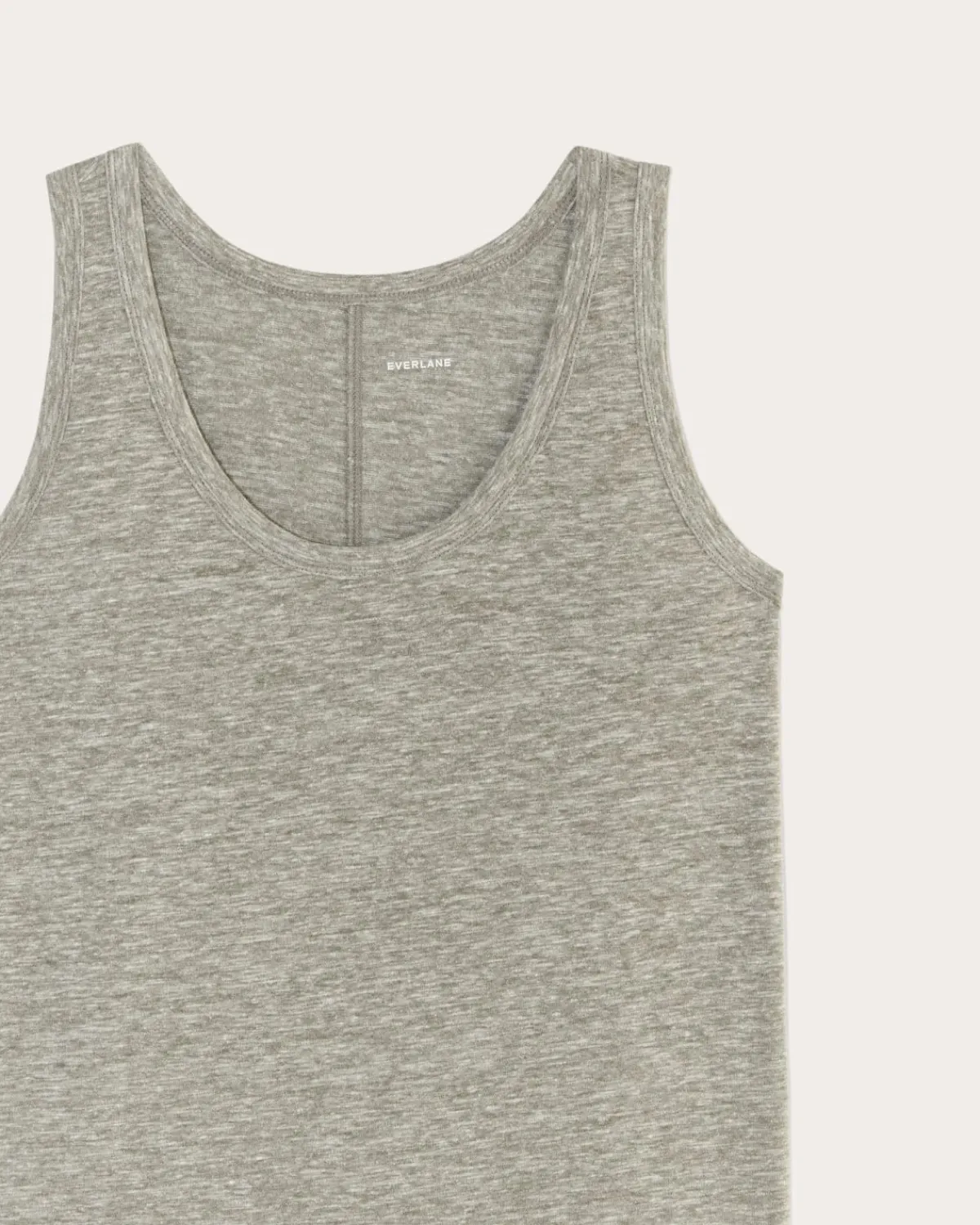 Everlane Loungewear|Tees*The Perform Tank Heathered Grey / Olive